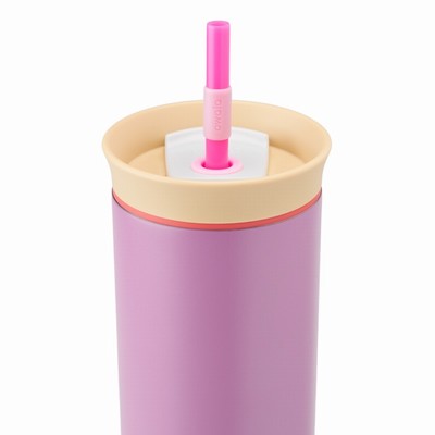 Owala 24oz Tumbler Water Bottles Purple | 1035-KVDIN